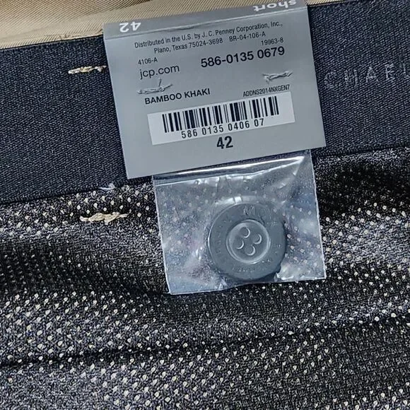 MSX Shorts Size 42 Khaki Premium Chino Quick Dry Uv Protection Stretch - Picture 5 of 13